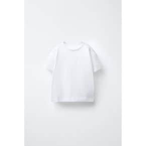 ZARA 자라 키즈 플레인 티셔츠 화이트 1716340250 1716340 1236873