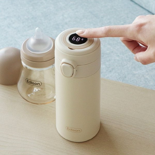 온도 표시 원터치 분유 보온병 350ml (ET7190)