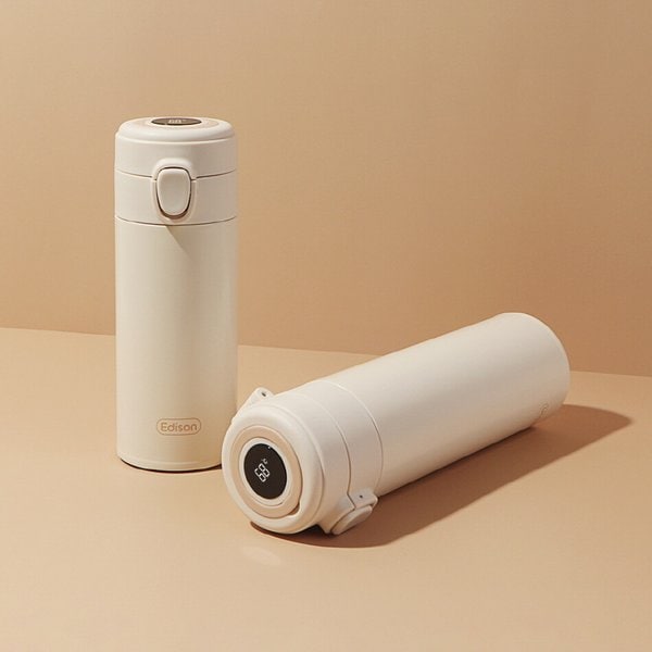 온도 표시 원터치 분유 보온병 350ml (ET7190)