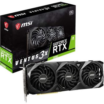  미국 MSI 그래픽카드 NVIDIA GeForce RTX 3090 Ventus 3X 24GB GDDR6X OC Graphics Card 1559094