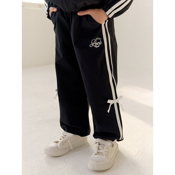 브리즈 리본 트랙 팬츠