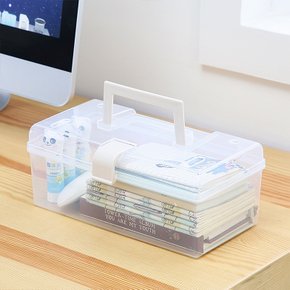 이스터 투명 약통 약 보관 수납 정리함 소품 액세서리 정리 수납함 케이스