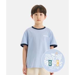 [본사]링거 백 그래픽 반팔 티셔츠 (스카이 블루) OD262ISS13_SBL