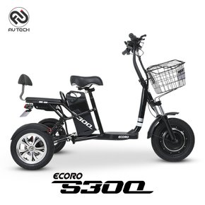 에코로 S300 TRIKE 소형 미니 삼륜 바이크 전동 전기스쿠터 48V 12Ah