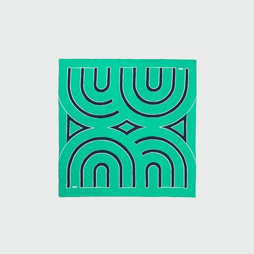 EENK YUE Logo Scarf - Green