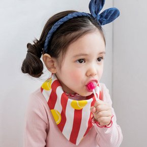 유아동 양면 스카프빕 넥워머 얼집답례품 유아 야구공레드 스카프 턱받이