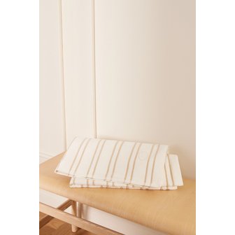 부르넬로쿠치넬리 브루넬로쿠치넬리 로고 자수 스트라이프 코튼 테리 비치 타월 46376663163063085