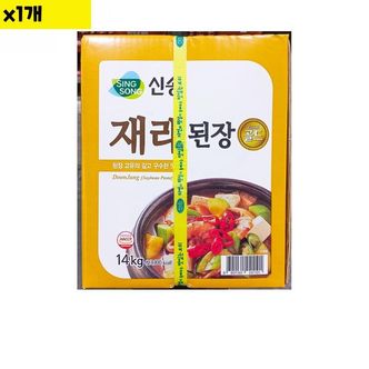 제이큐 식자재 신송 재래된장 14Kg x1개