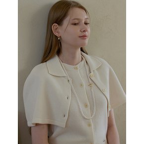 [진주귀걸이 2종 증정] Toggle-bar long pearl necklace