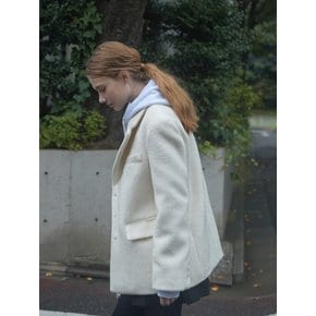 Bayou wool jacket (ivory)