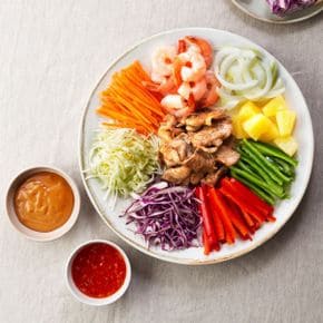 쉬림프 불고기 월남쌈 2인분 한식 홈파티 홈캉스 홈스토랑 아이간식 캠핑 밀키트