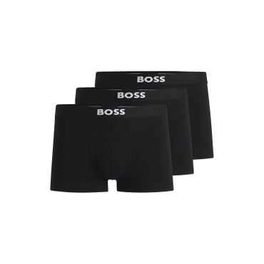 BOSS [SU25] BOSS ONE 로고 밴드 스트레치 코튼 트렁크 3개 세트 블랙(50544263001)