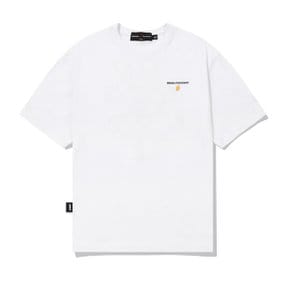 [BEENTRILL X BROOKLYNDENIM]철조망 스티치 컴포트핏 반팔 티셔츠 BA242TS028_WH