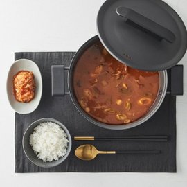  [본사] 락앤락 가벼워서 편리한 원쿡 전골냄비 22cm (LON1224)