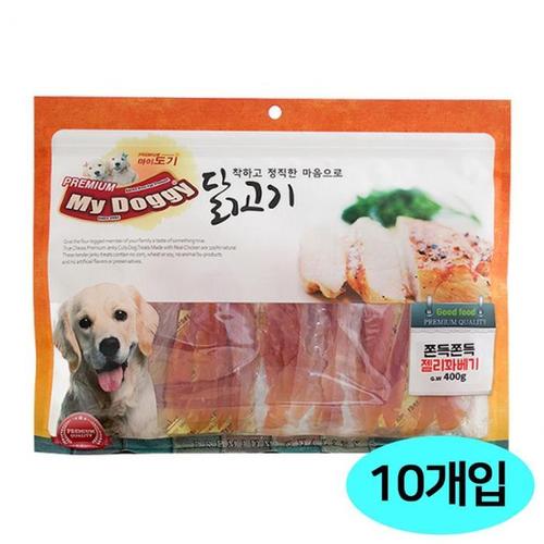 마이도기 착한닭 400g (쫀득 젤리꽈배기) (10개입)(1)