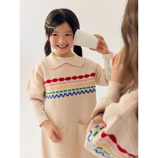 소프트 레인보우 원피스