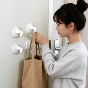 도어스토퍼 실리콘 문고리 고정장치 방문 문손잡이 충격방지