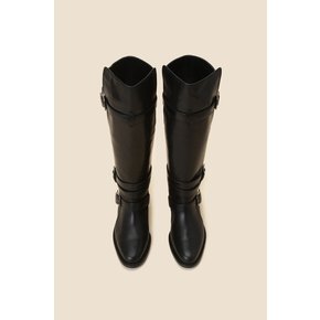 Buckle long boots(black)DG3BW24511BLK