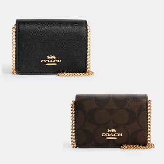 코치 [국내배송] 코치 미니월렛 체인 지갑백  C0059 CZ278