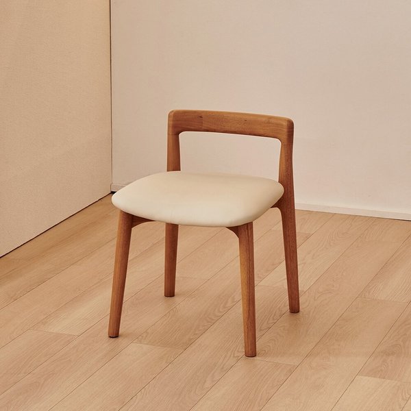 동서가구 로라 PU 원목 식탁 보조 의자 스툴 DF927581