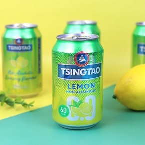 칭따오 논알콜릭 레몬 330ml 1캔 논알콜 맥주맛 탄산음료 비알콜