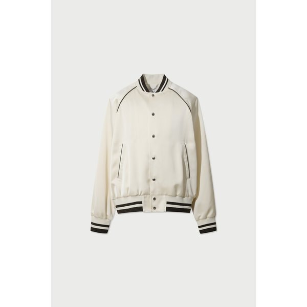 [여주점] [이로] 남성 LUMIERE 사틴 자수 봄버 점퍼 IQUAS25703IVX