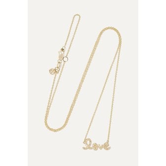시드니 에반 시드니에반 Grateful 14-karat Gold Diamond Necklace 골드 2499567818663934