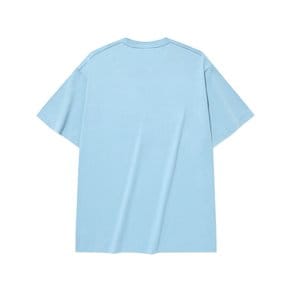 쿨 코튼 키치 칵테일 그래픽 티셔츠 블루 CO2502ST20BL