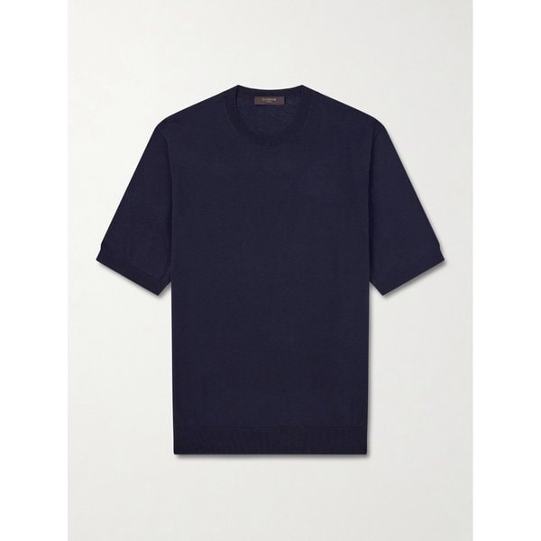 코튼 실크 블렌드 티셔츠 46376663163019155