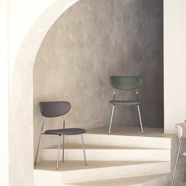 미드센츄리 티크 패브릭 디자인체어 IF5111