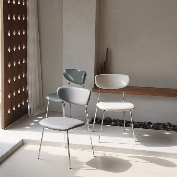 미드센츄리 티크 패브릭 디자인체어 IF5111