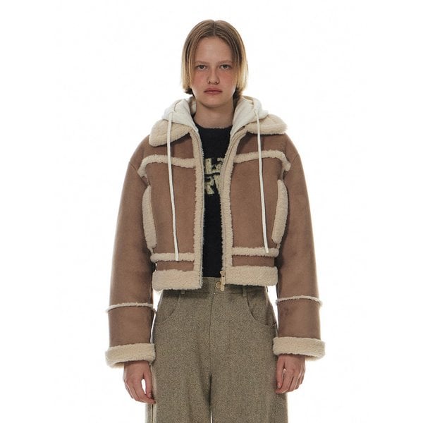 24WT SHEARLING COLLAR MUSTANG JACKET (2COLOR)