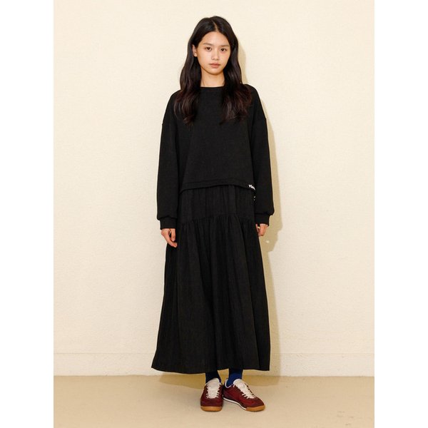 Vincent Tiered Dress_BLACK