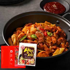 [식탁이야기] 국내산 춘천 양념닭갈비 500g X 2봉 + 우동사리 세트