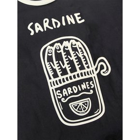 루즈핏 링거 프린트 티 : SARDINE