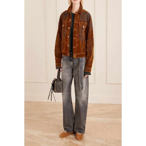 로고 프린트 코튼 헴프 블렌드 저지 티셔츠 46376663162902312