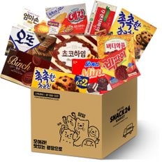 스낵24 인기간식 사무실 낱개 박스과자세트 11p