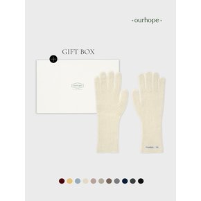 [선물포장] Hope Wool Long Gloves - 11color