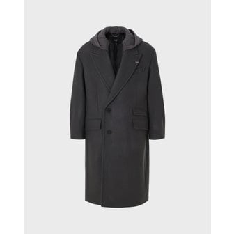 송지오 [파주점] 시그니처 니트 후드 코트 SH6CT901GY