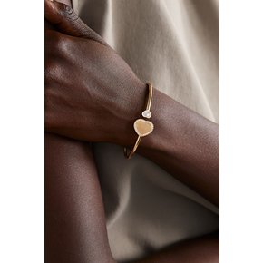 Happy Hearts 18-karat Gold Diamond Cuff 골드