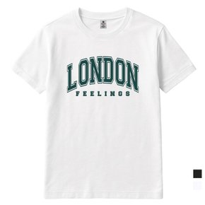 LONDON 라운드 남여공용 반팔C 2컬러