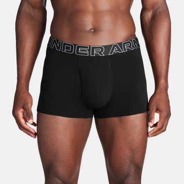 언더아머 (1387427) 언더아머 남성 UA 퍼포먼스 면혼방 3인치 Boxerjock®  드로즈 3장-1팩