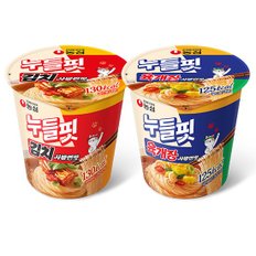 누들핏 육개장 사발면맛 4개 + 김치사발면맛 4개