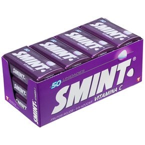 Smint 스민트 레드후르츠 비타민C 무설탕 캔디 사탕 50개입 12팩