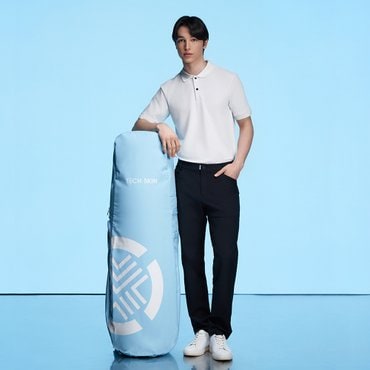 테크스킨 골프 캐디백 방수 일체형 투어쉴드 항공커버 스카이블루