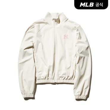 MLB [코리아공식] 여성 스포티브 바시티 바람막이 NY (D.Cream)