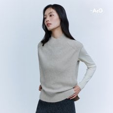 [론칭가59,900원]더엣지 24FW 라쿤울 블렌디드 루즈핏 베스트