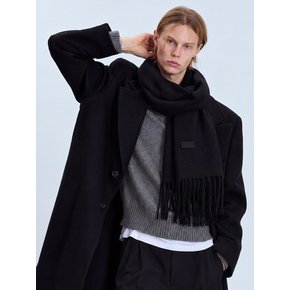 VIRGIN WOOL MUFFLER_BLACK