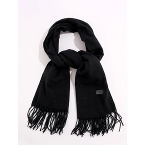 VIRGIN WOOL MUFFLER_BLACK