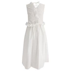 [쎄실리에반센] Sleeveless dress 2.24RTW10019OLE DRESSWHITE White